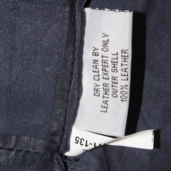 Bod & Christensen Womens Sz 8 Genuine Leather Eye Hook Front Moto Drape Jacket - Picture 10 of 12